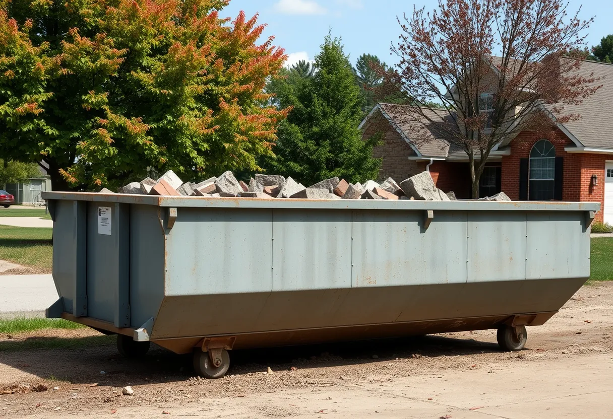 Concrete & Heavy Debris Dumpsters in Ohio